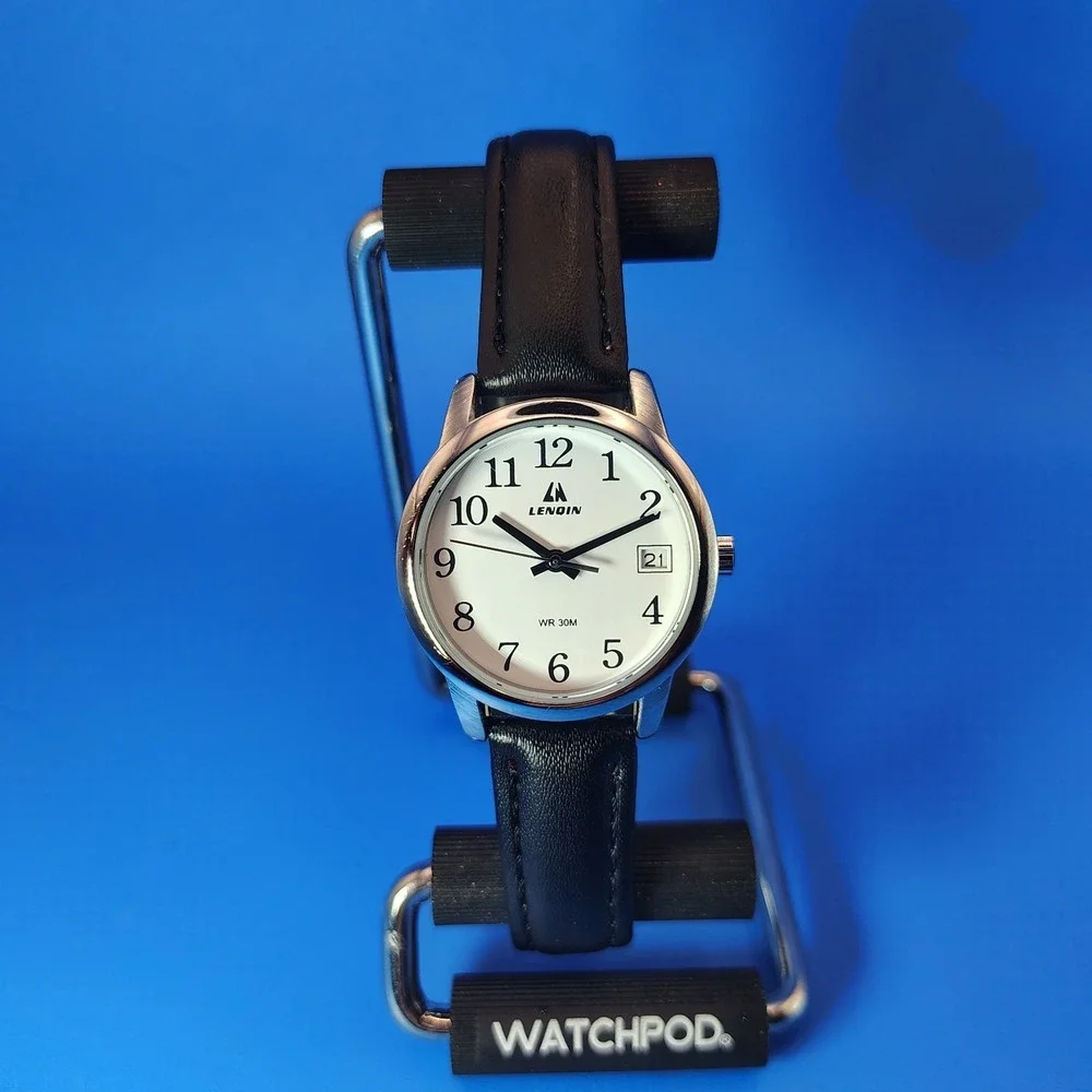 Vintage 2010 Lenqin L013 Date 30mm Women's Quartz Watch Fully Restored